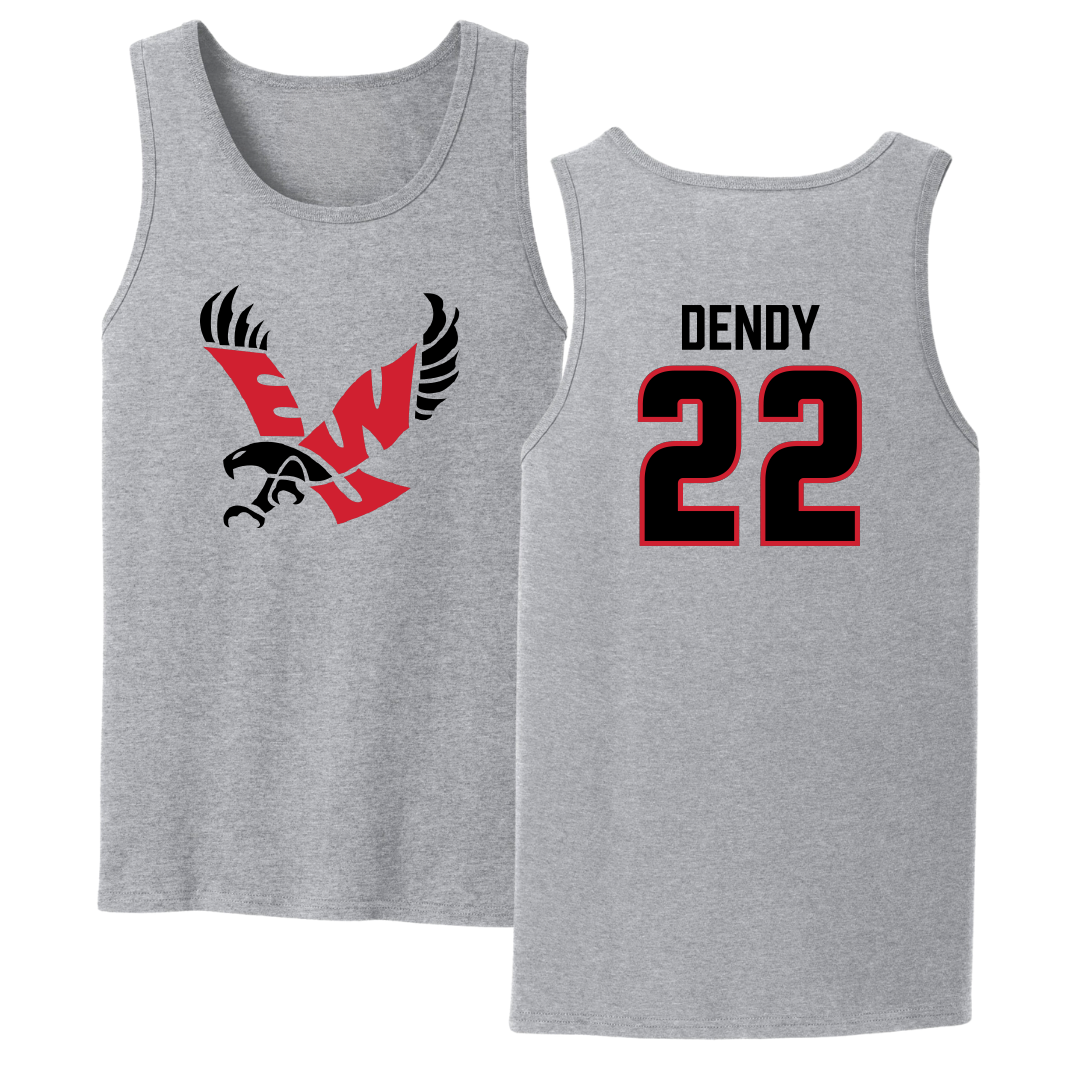 Eastern Washington University Football Sport Gray Tank Top - #22 Amir Dendy