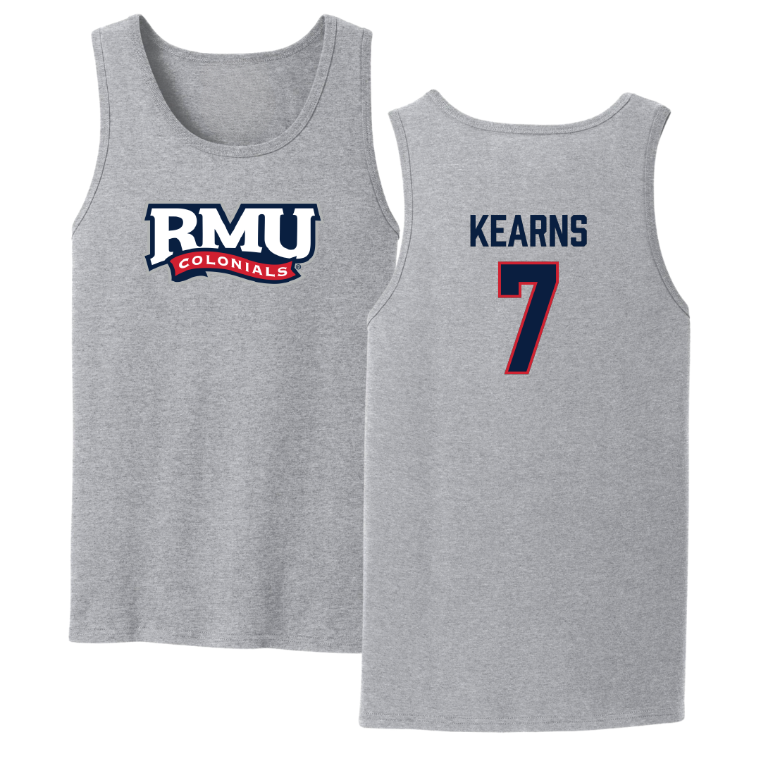 Robert Morris University Soccer Sport Gray Tank Top - #7 Malia Kearns