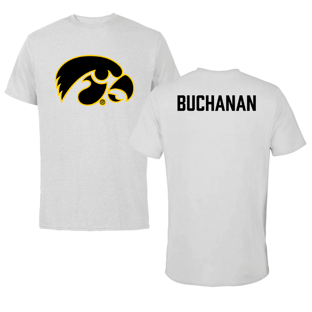 University of Iowa Wrestling Light Gray Tee - Stephen Buchanan