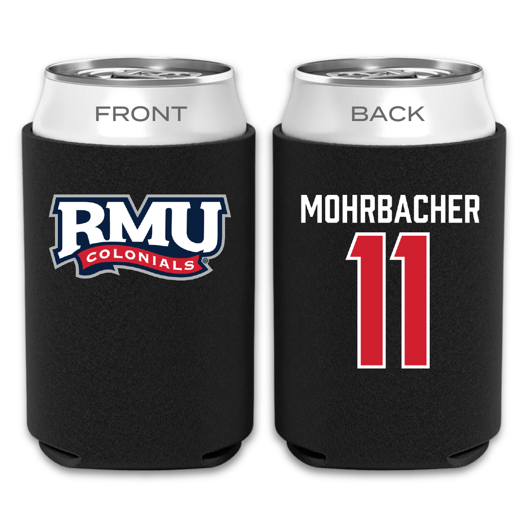 Robert Morris University Soccer Black Can Cooler - #11 Renae Mohrbacher