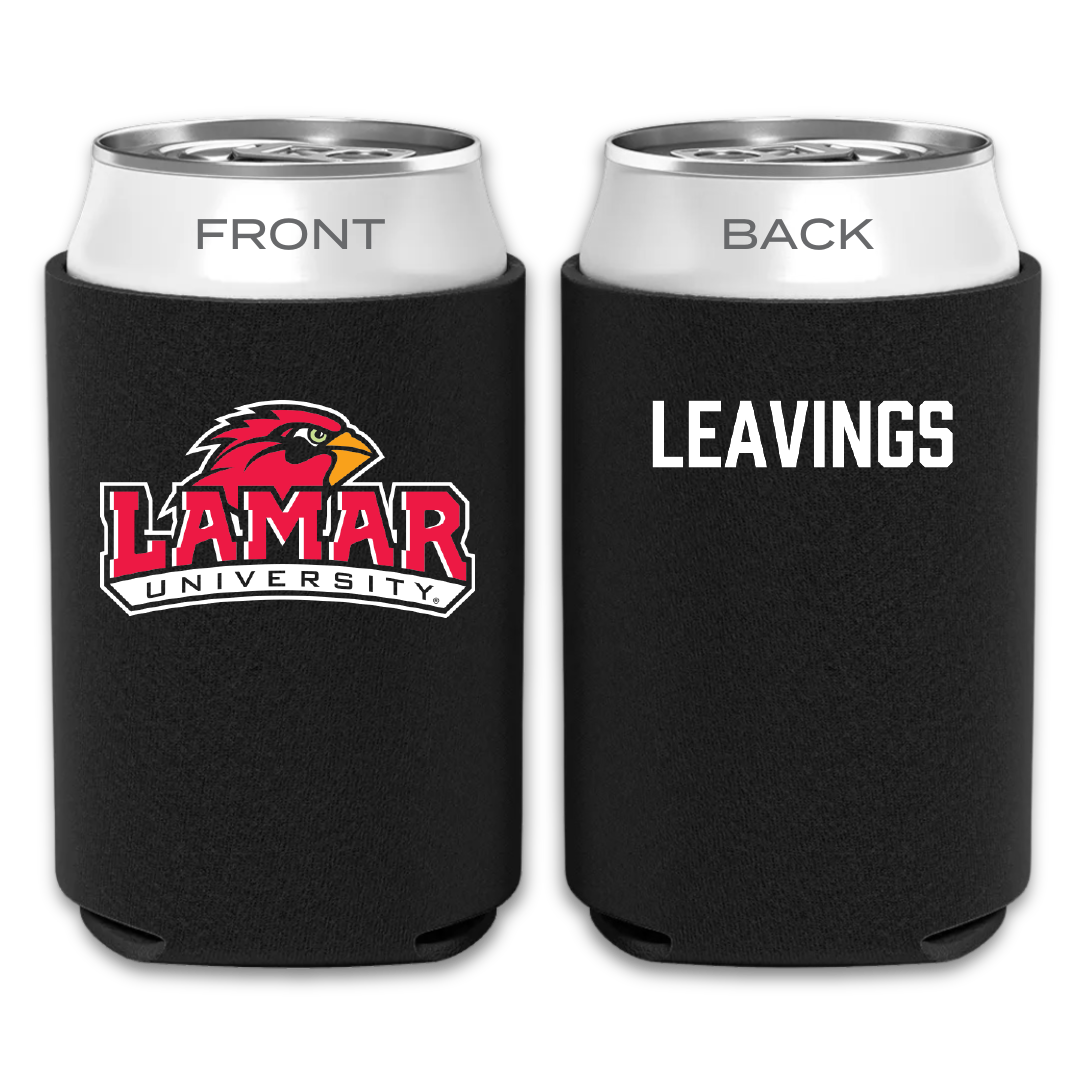 Lamar University Cheer Black Can Cooler - Shelby Leavings