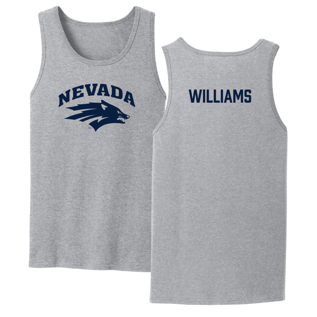 University of Nevada Cheer Sport Gray Tank Top - Sophie Williams