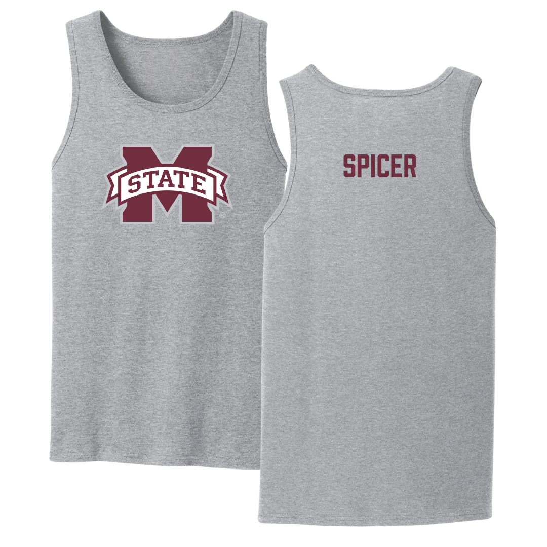 Mississippi State University TF and XC Sport Gray Tank Top - Chanice Spicer