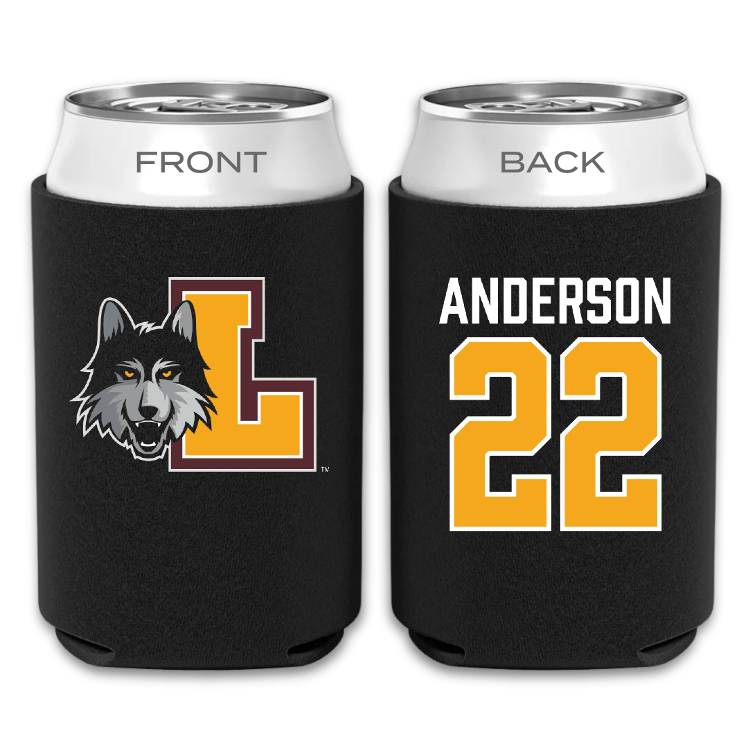 Loyola University-Chicago Volleyball Black Can Cooler - #22 Lukas Anderson