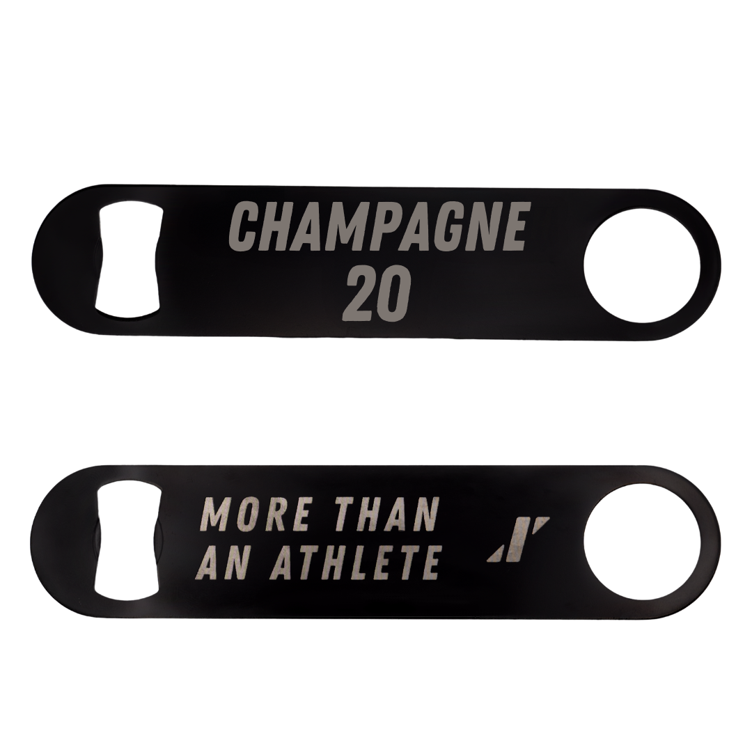 Nicholls State University Soccer Black Bottle Opener - #20 Gabby Champagne