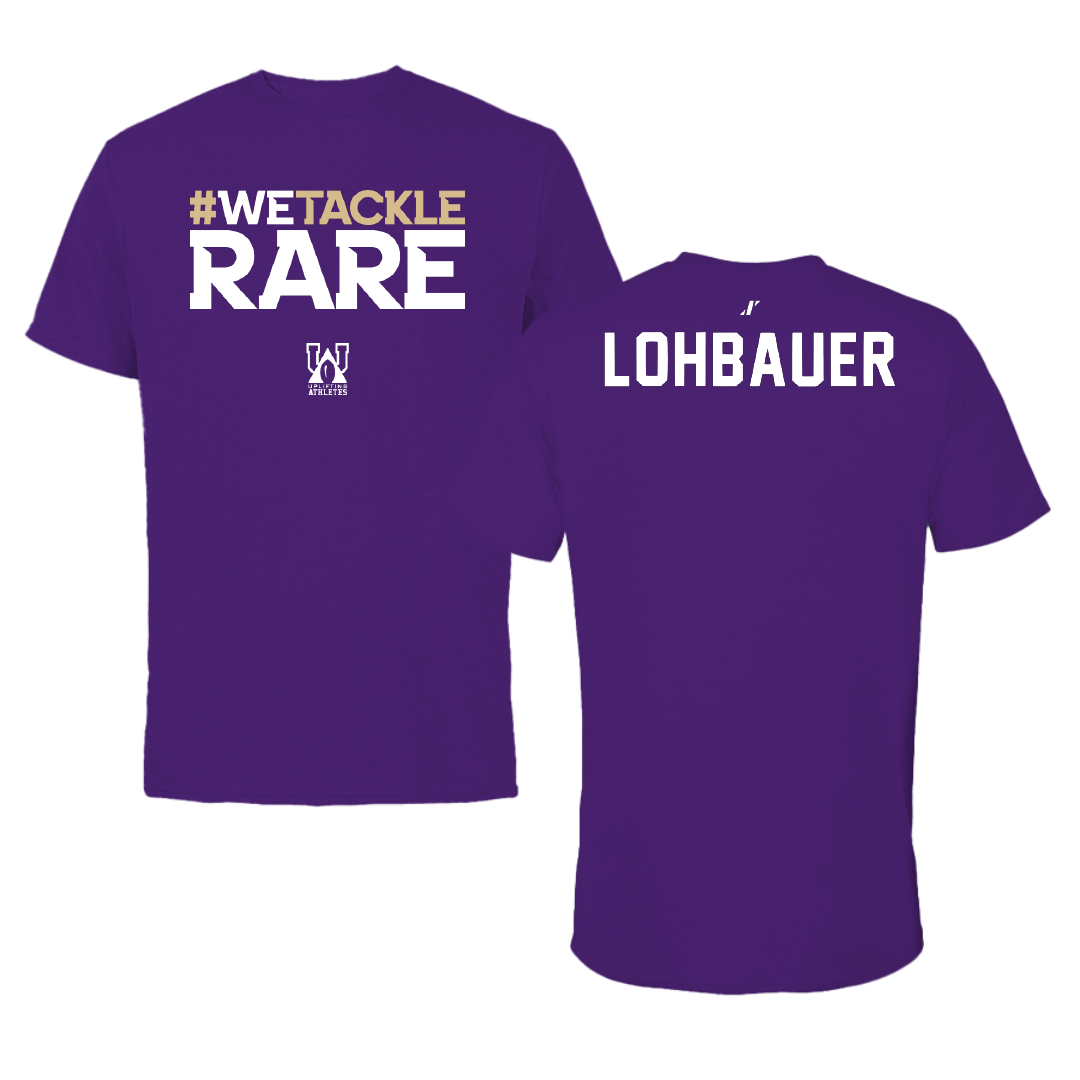 Western Carolina University Golf Purple Uplifting Athletes Performance Tee - Elizabeth Lohbauer
