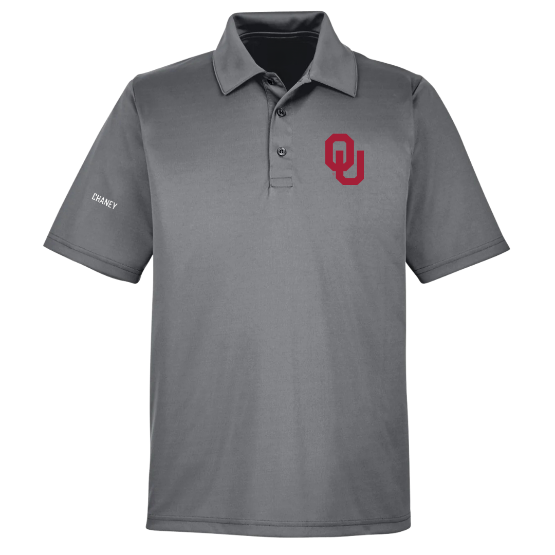 University of Oklahoma Golf (W) Light Gray Polo - Reagan Chaney