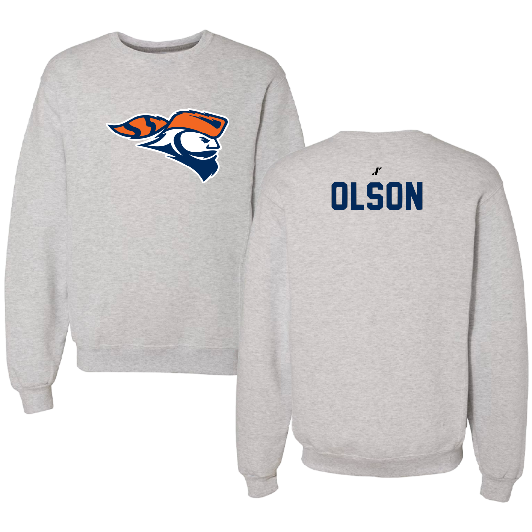 Carroll University TF and XC Light Gray Crewneck - Bailey Olson
