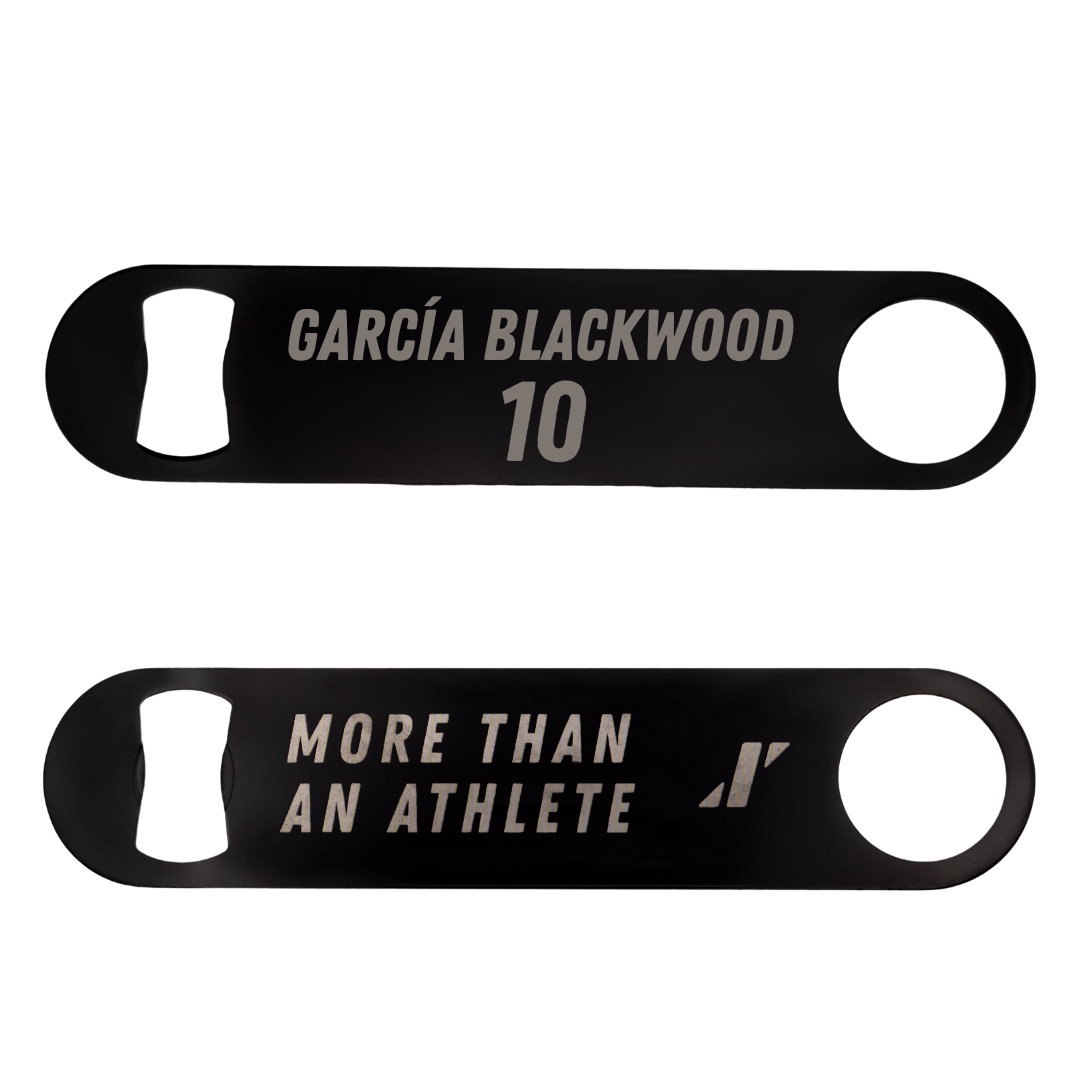 Fairleigh Dickinson University-Metropolitan Campus Basketball Black Bottle Opener - #10 Dominique García Blackwood