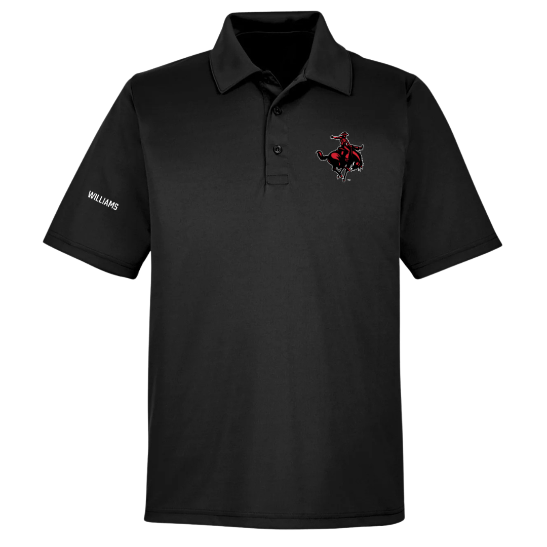 Northwestern Oklahoma State University TF and XC Black Polo - Caleb Williams