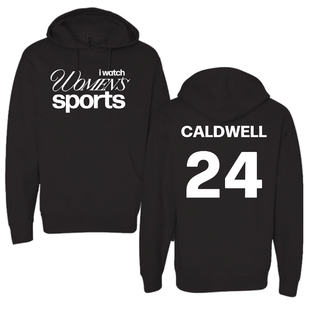 Idaho State University Basketball Black WHM Hoodie - #24 Aspen Caldwell