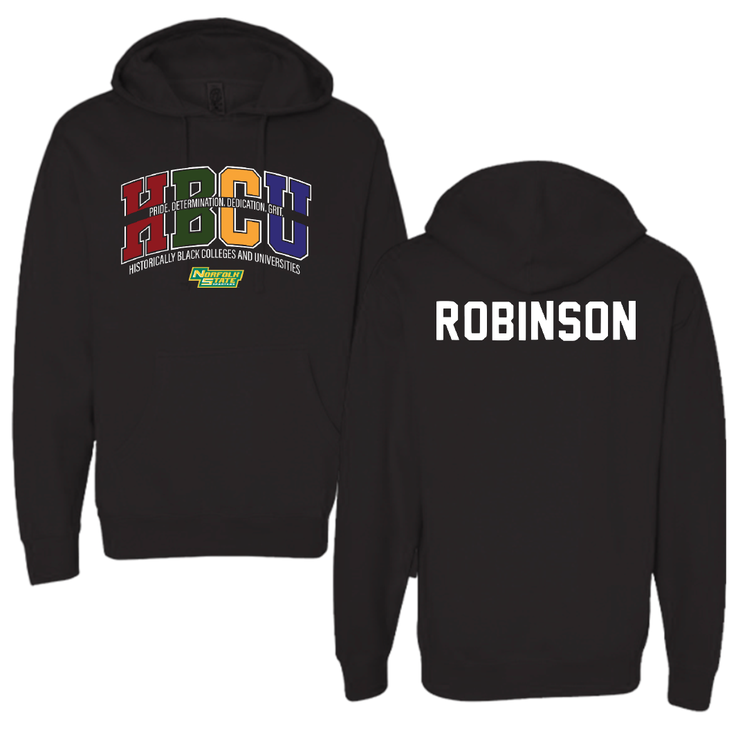Norfolk State University TF and XC Black HBCU Hoodie - Brooklyn Robinson