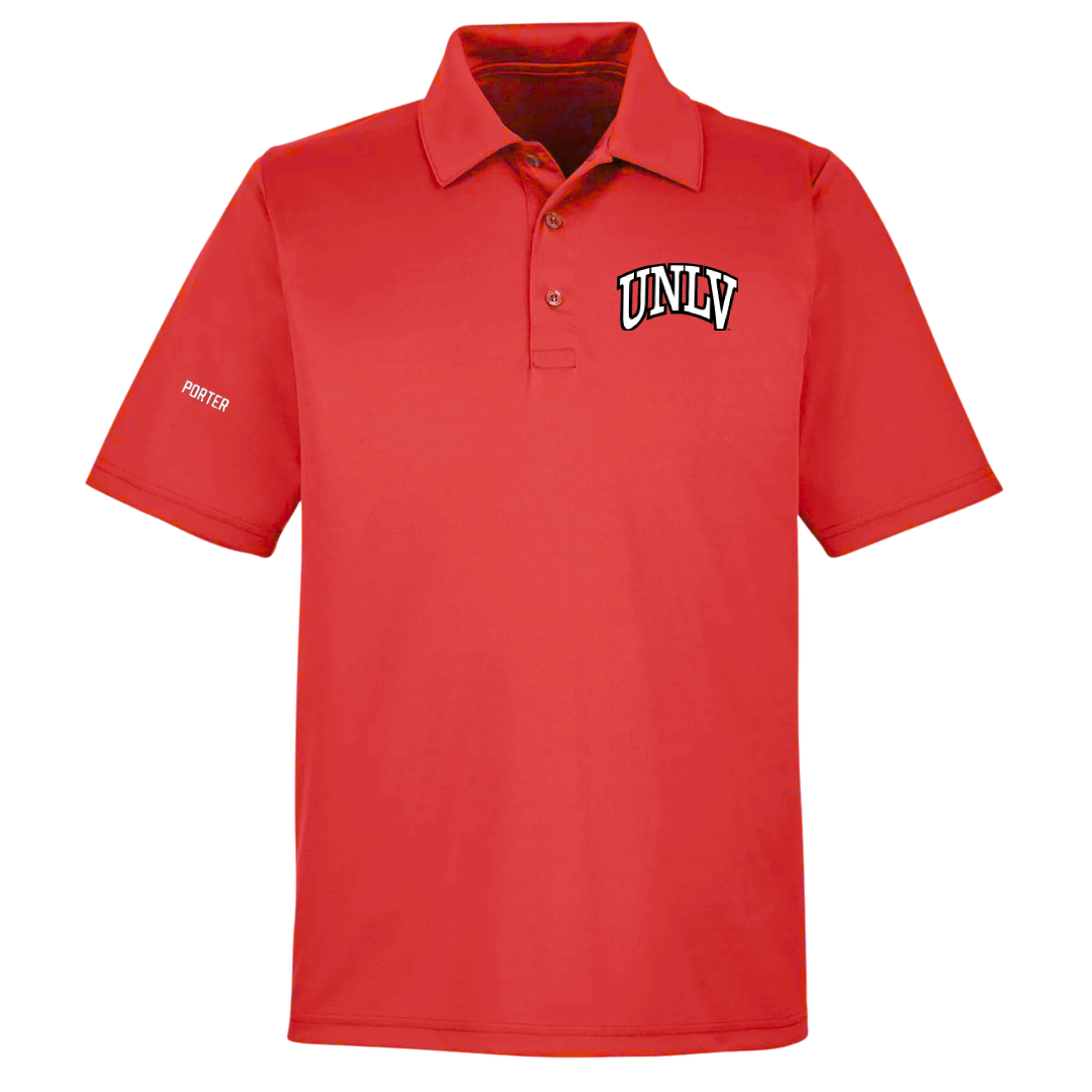 University of Nevada-Las Vegas TF and XC Red Polo - Kennedi Porter