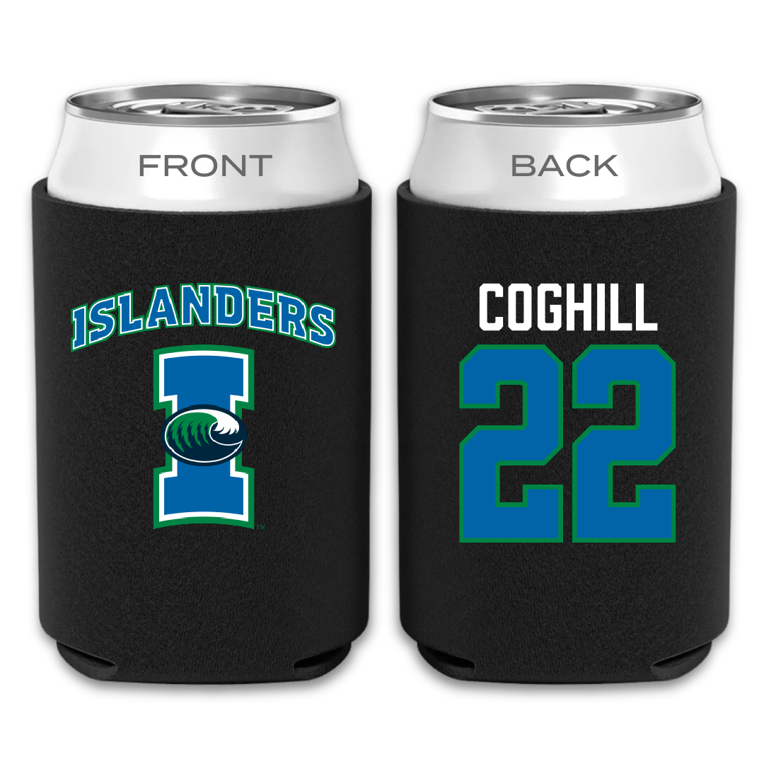 Texas A&M University-Corpus Christi Soccer Black Can Cooler - #22 Paige Coghill