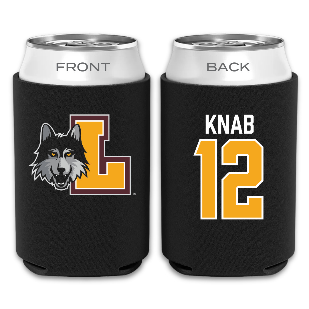 Loyola University-Chicago Soccer Black Can Cooler - #12 Olivia Knab