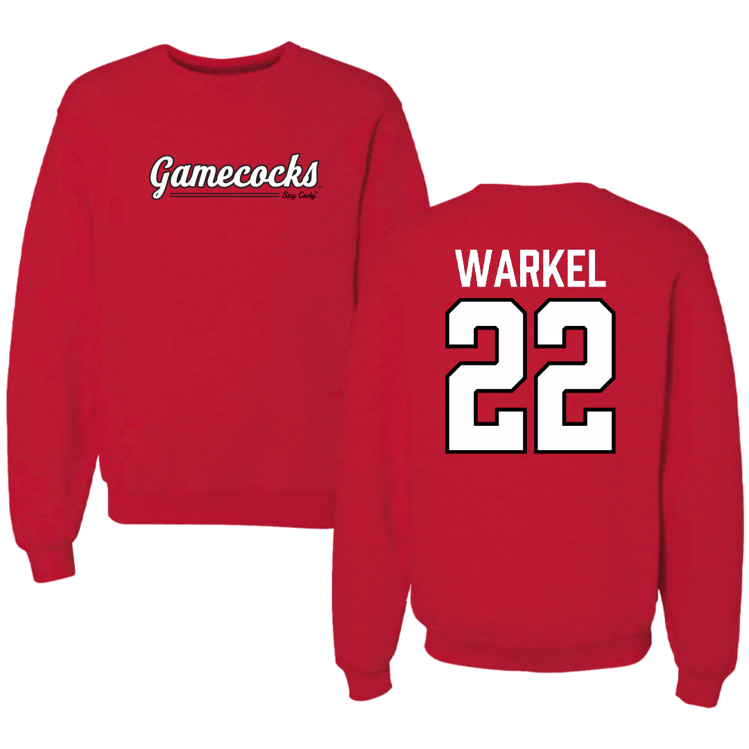 Jacksonville State University Bowling Red General Crewneck - #22 Anna Warkel
