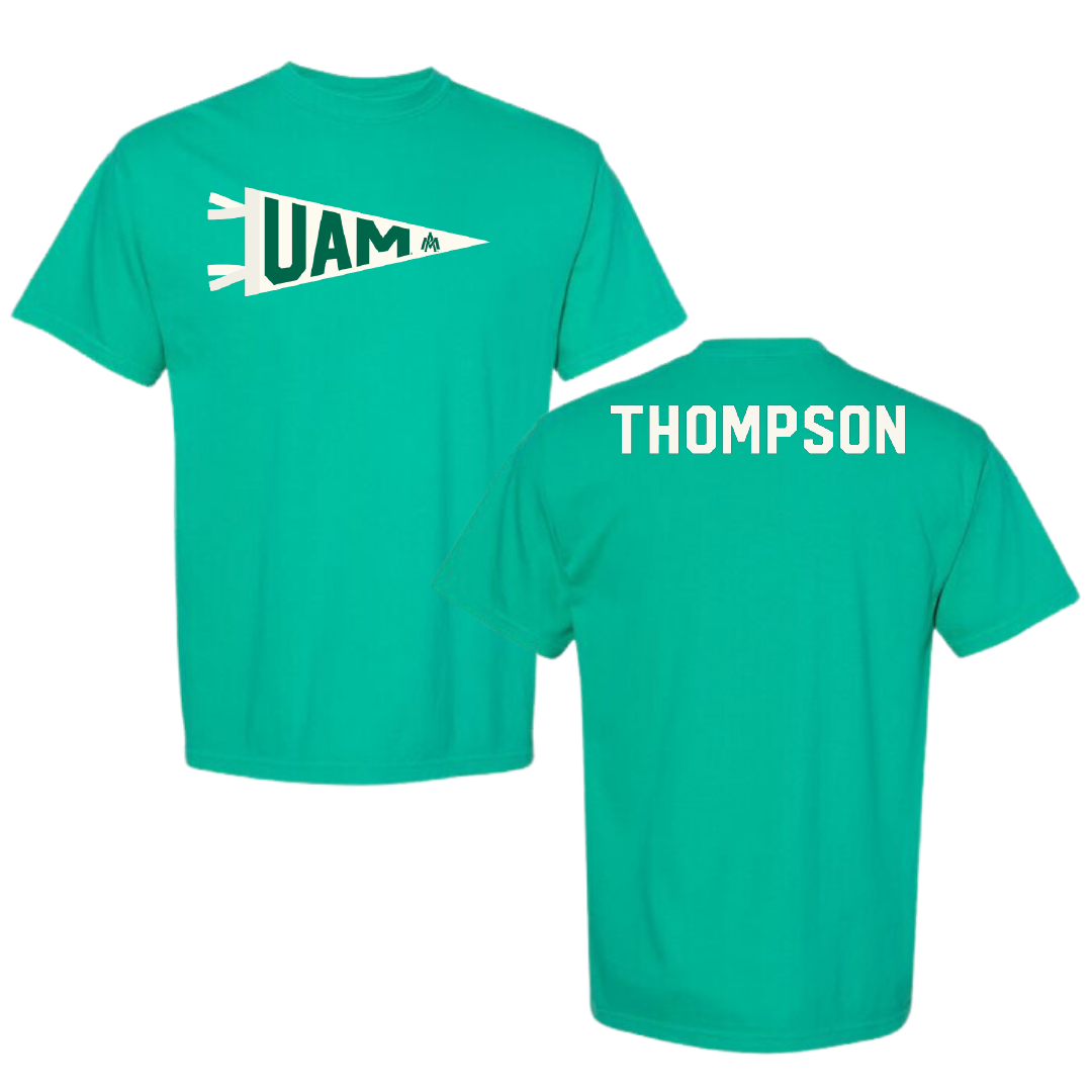 University of Arkansas-Monticello Cheer Green Pennant Comfort Colors Tee - Sarah Thompson