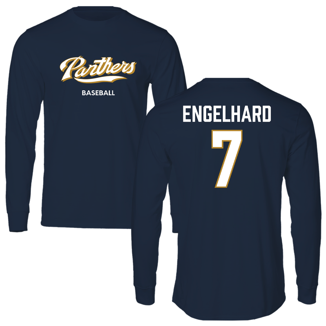 Florida International University Baseball Navy Long Sleeve - #7 Chase Engelhard