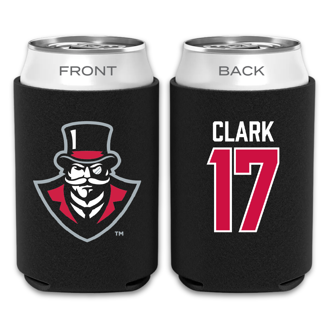 Austin Peay State University Beach Volleyball Black Can Cooler - #17 Anna Kate Clark