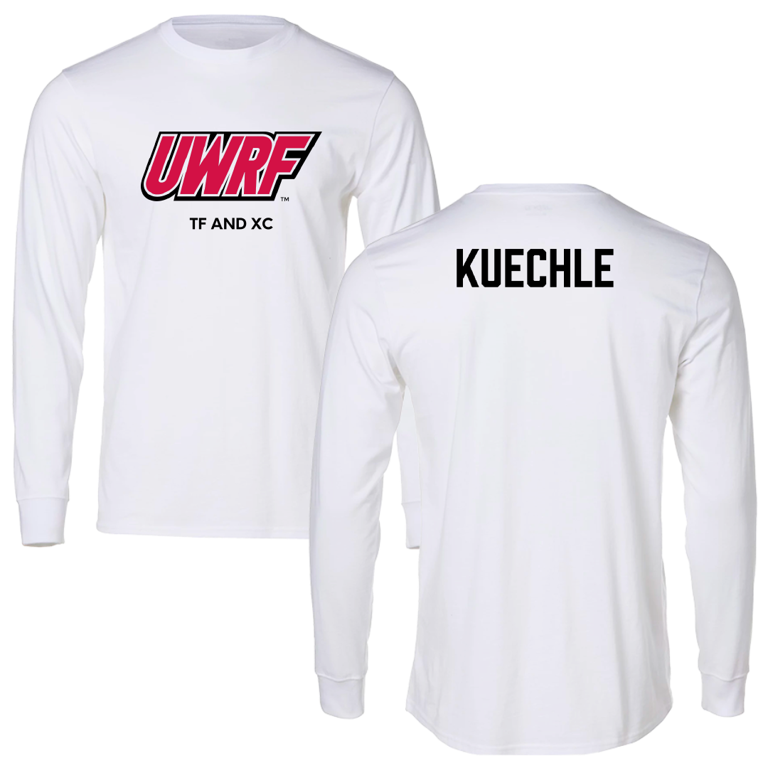 University of Wisconsin-River Falls TF and XC White Performance Long Sleeve - Cailyn Kuechle