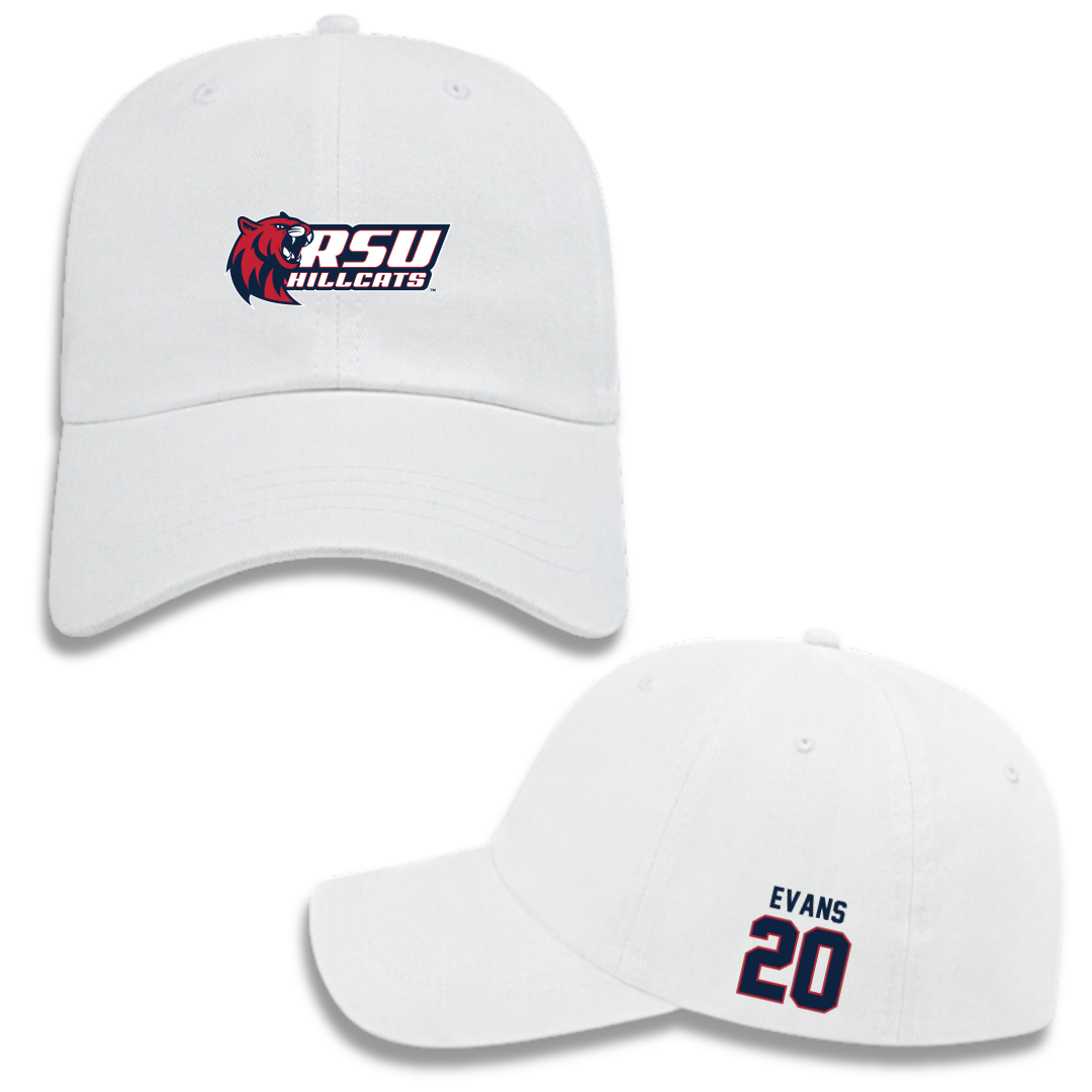 Rogers State University Softball White Hat - #20 Savannah Evans