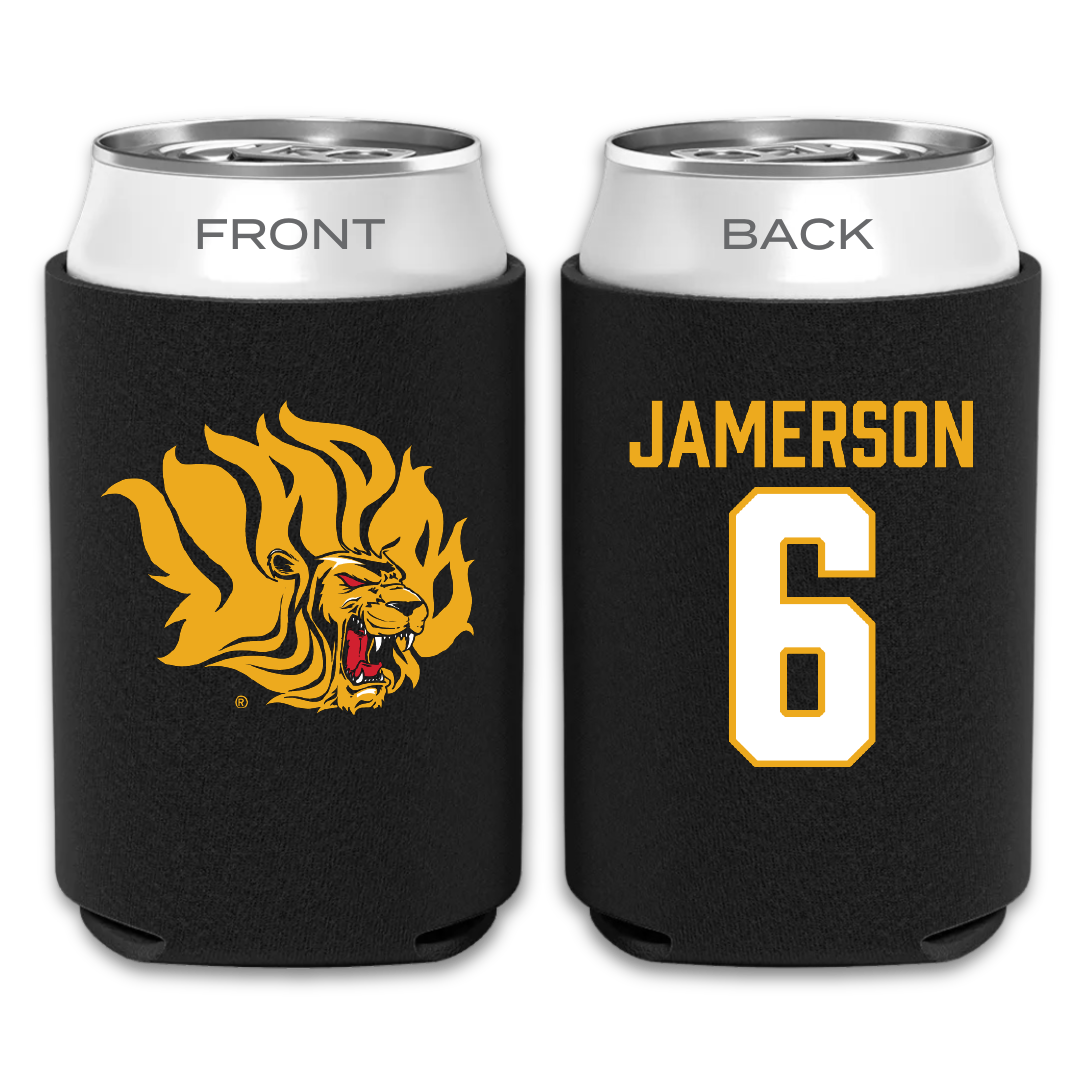 University of Arkansas-Pine Bluff Football Black Can Cooler - #6 Michael Jamerson