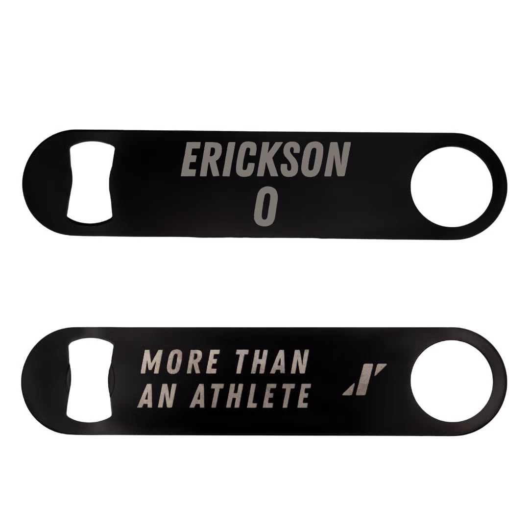 Basketball (M) Black Bottle Opener - #0 Hunter Erickson