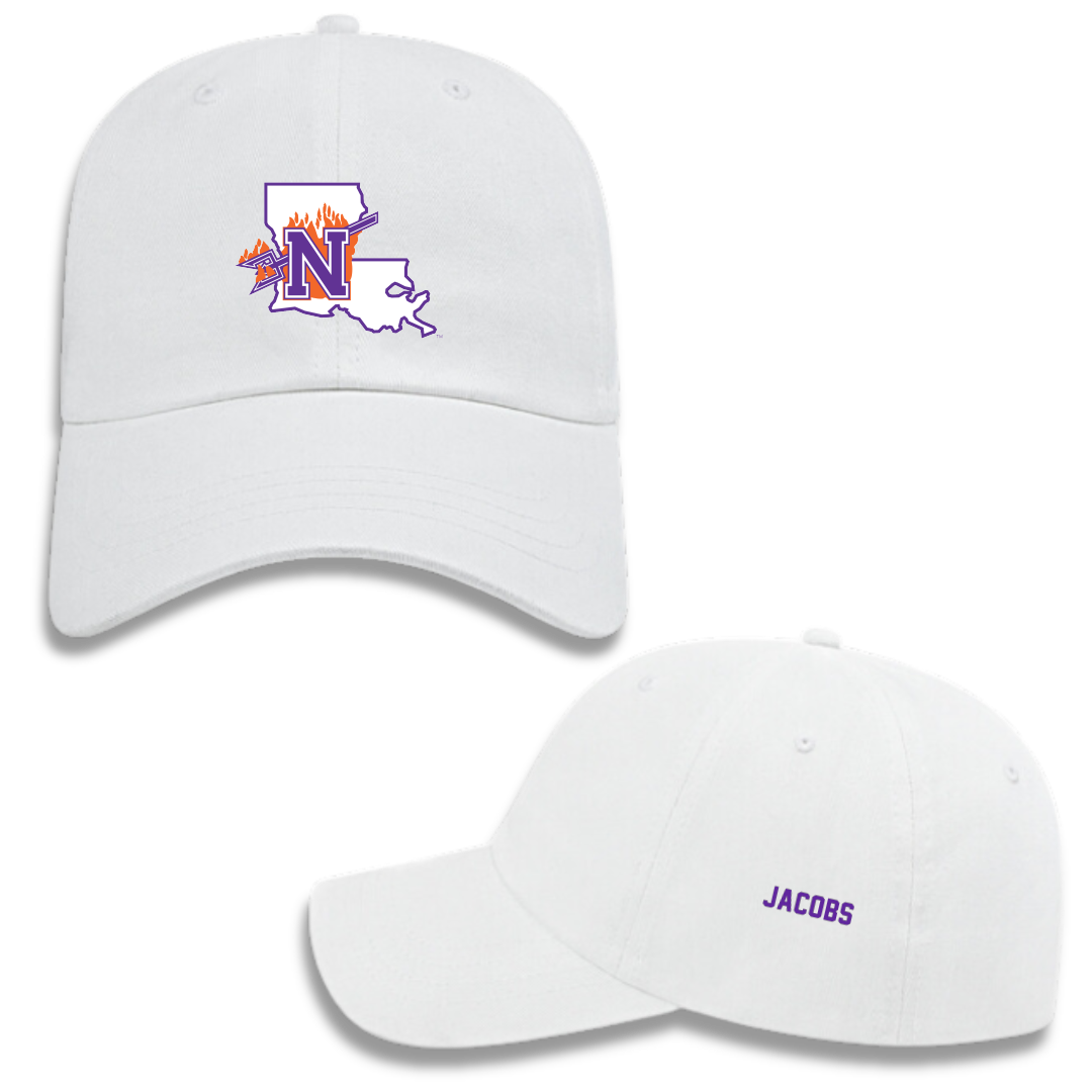 Northwestern State University TF and XC White Hat - Cyrus Jacobs