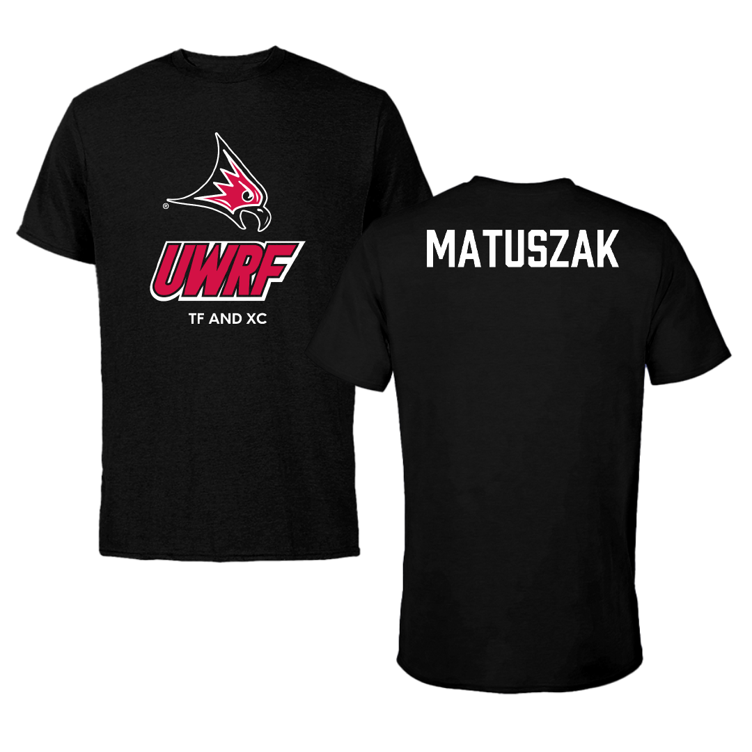 University of Wisconsin-River Falls TF and XC Black Tee - Chase Matuszak