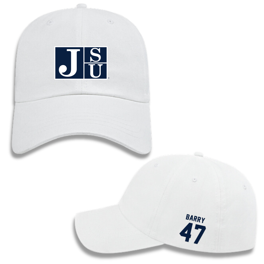 Jackson State University Football White Hat - #47 Jackson Barry