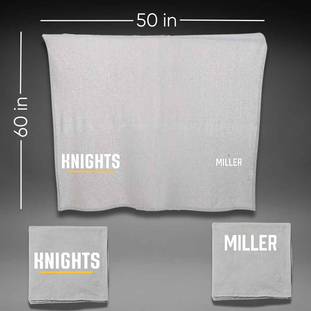 New Jersey City University Wrestling (W) Gray Blanket - Gabrielle Miller