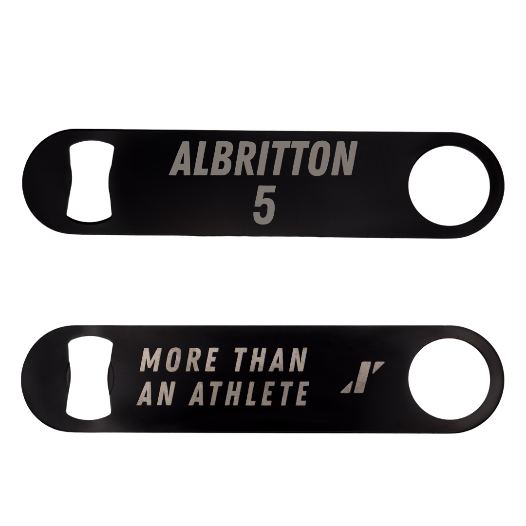 Utah Valley University Softball Black Bottle Opener - #5 Danyé Albritton