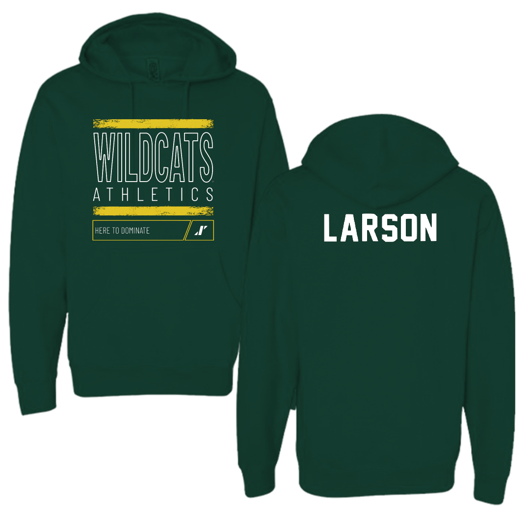 Northern Michigan University TF and XC Forest Green Dominate Hoodie - Ahna Larson