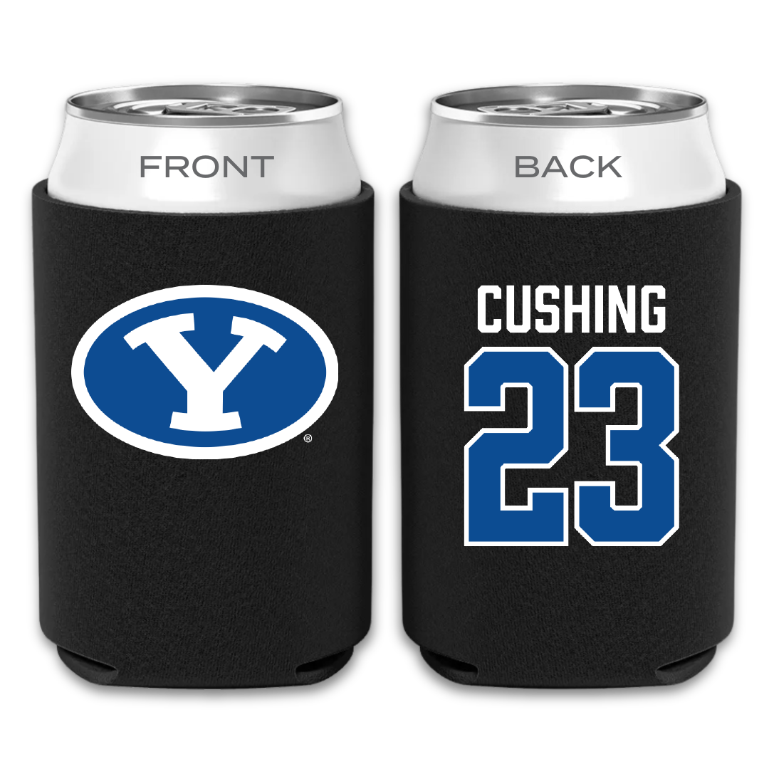 Brigham Young University Baseball Black Can Cooler - #23 Stone Cushing