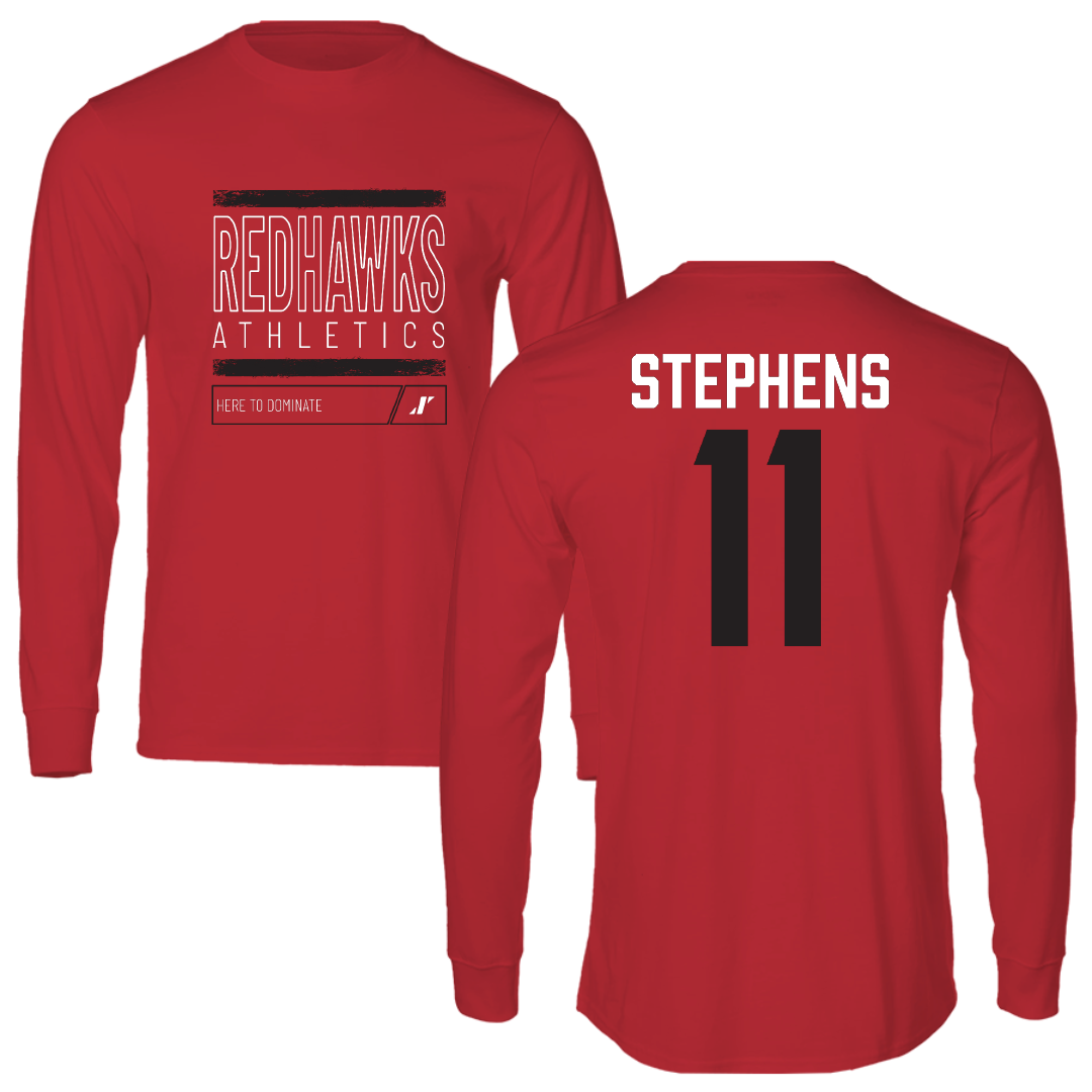 Southeast Missouri State University Basketball Red Dominate Performance Long Sleeve - #11 Abby Stephens