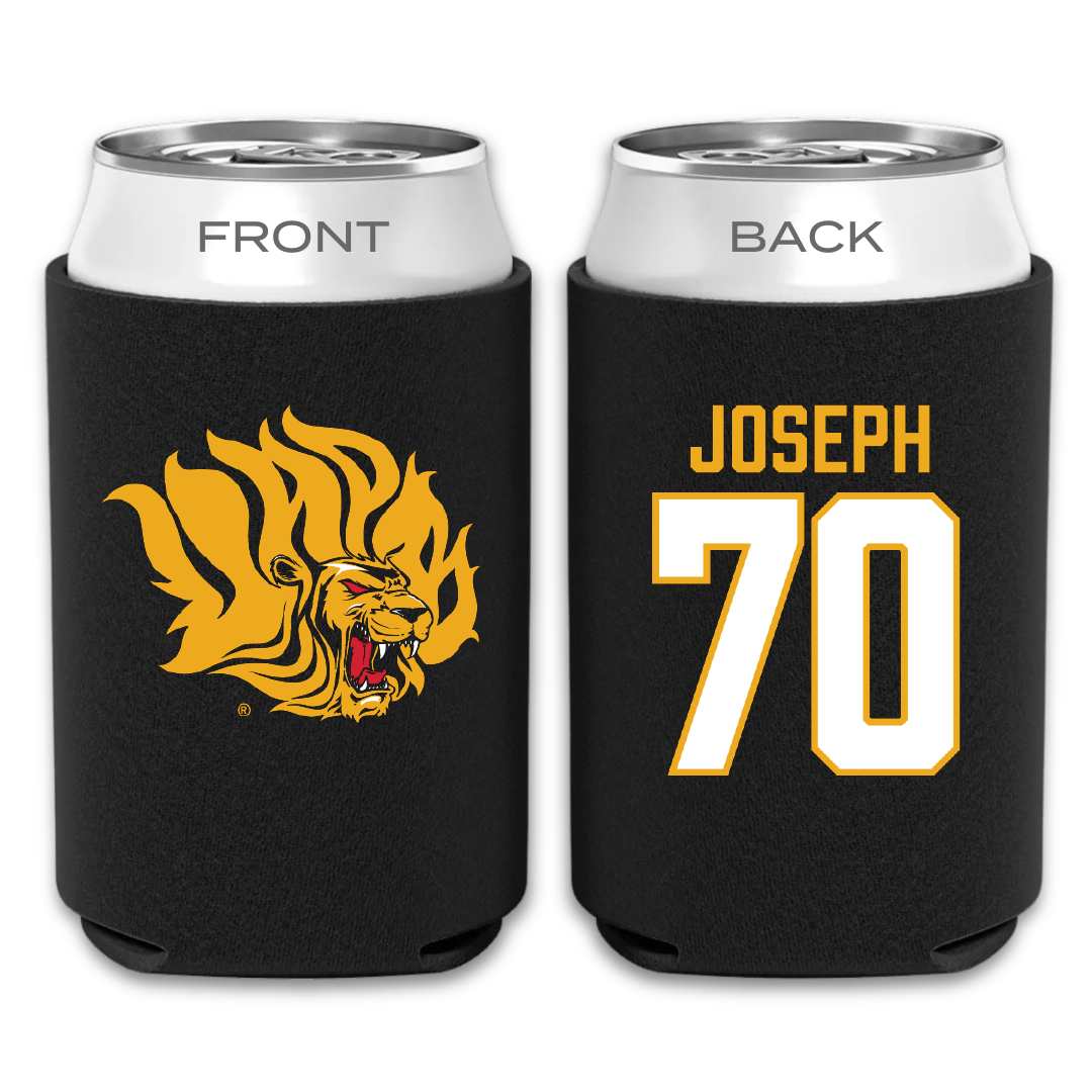University of Arkansas-Pine Bluff Football Black Can Cooler - #70 Charles Joseph