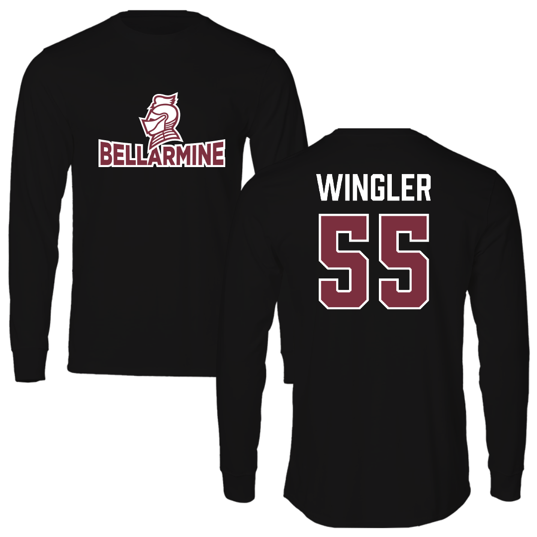 Bellarmine University Basketball (W) Black Long Sleeve - #55 Kendall Wingler