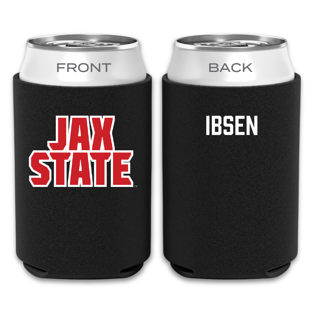 Jacksonville State University TF and XC Black Can Cooler - Lennon Ibsen