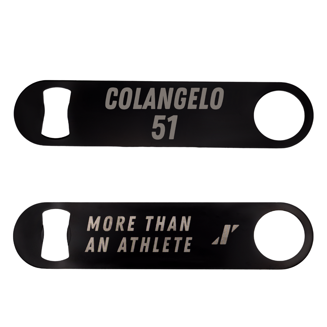 St. Bonaventure University Lacrosse Black Bottle Opener - #51 Brit Colangelo
