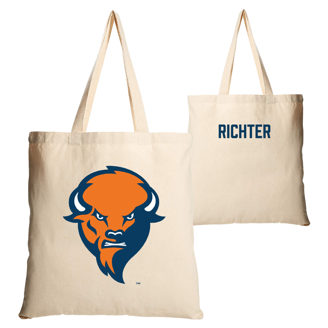 Bucknell University Golf Tan Canvas Tote Bag - Paige Richter