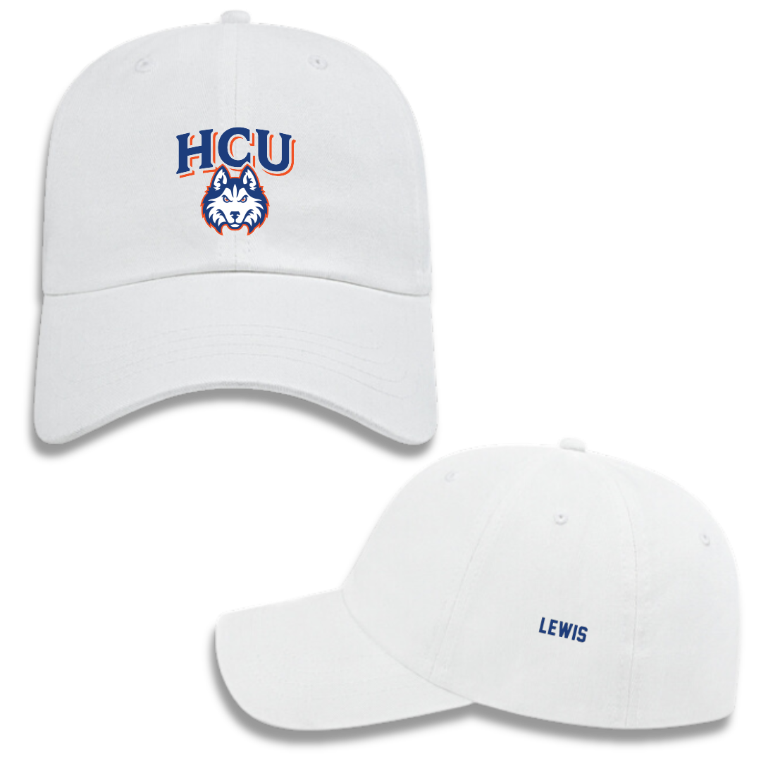 Houston Christian University Football White Hat - Darius Lewis