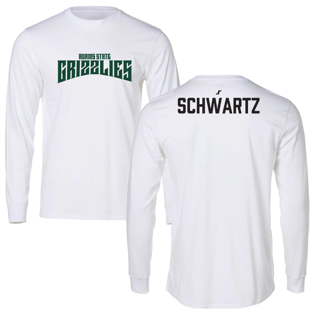 Adams State University Football White Classic Long Sleeve - Jason Schwartz