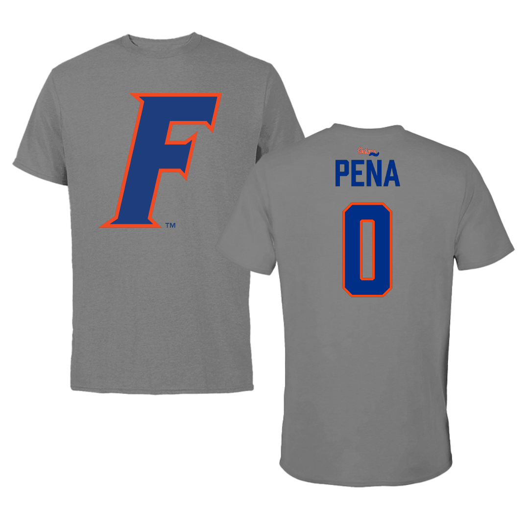University of Florida Soccer (W) Dark Gray Tee - #0 Paloma Peña