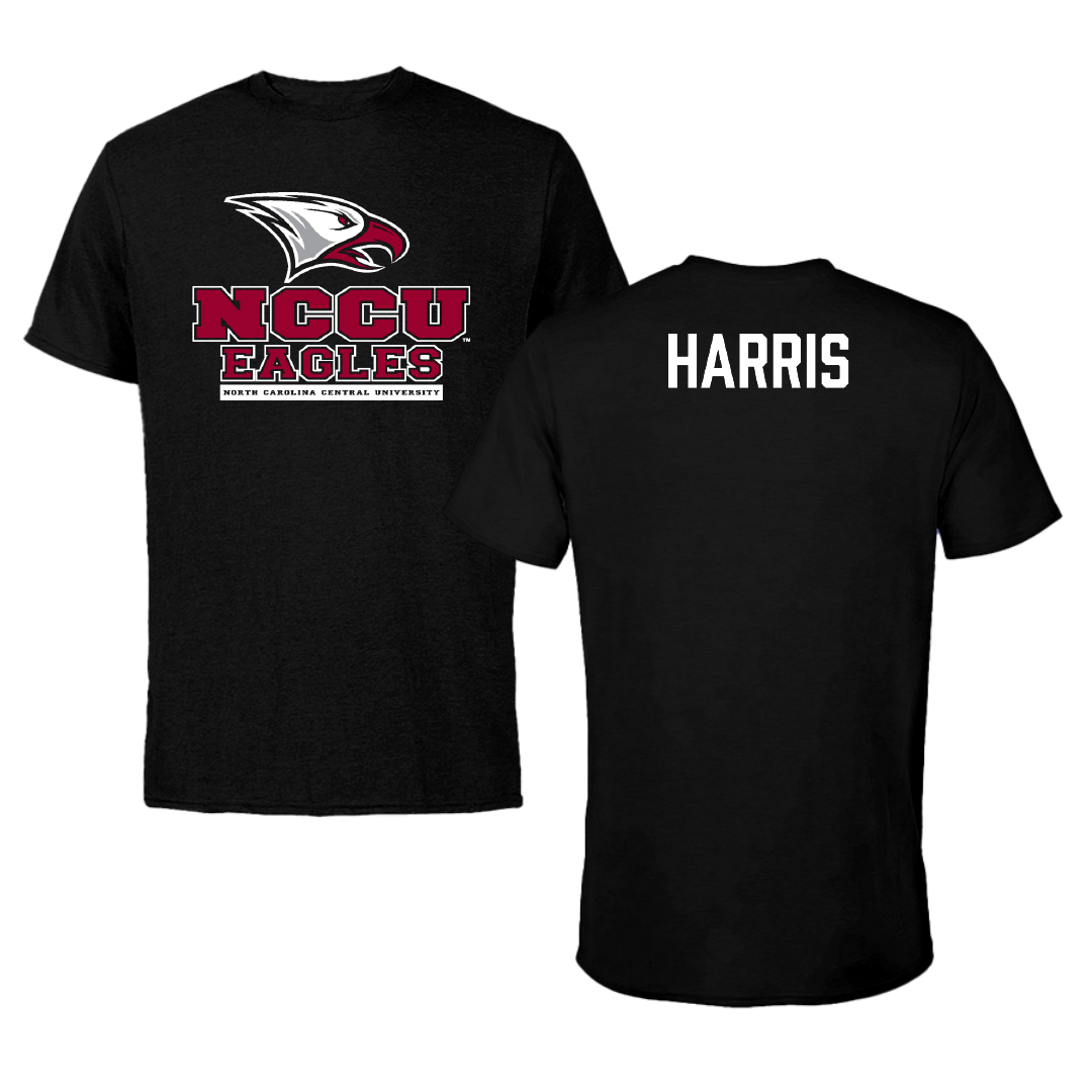 North Carolina Central University TF and XC Black Tee - Jaeda Harris