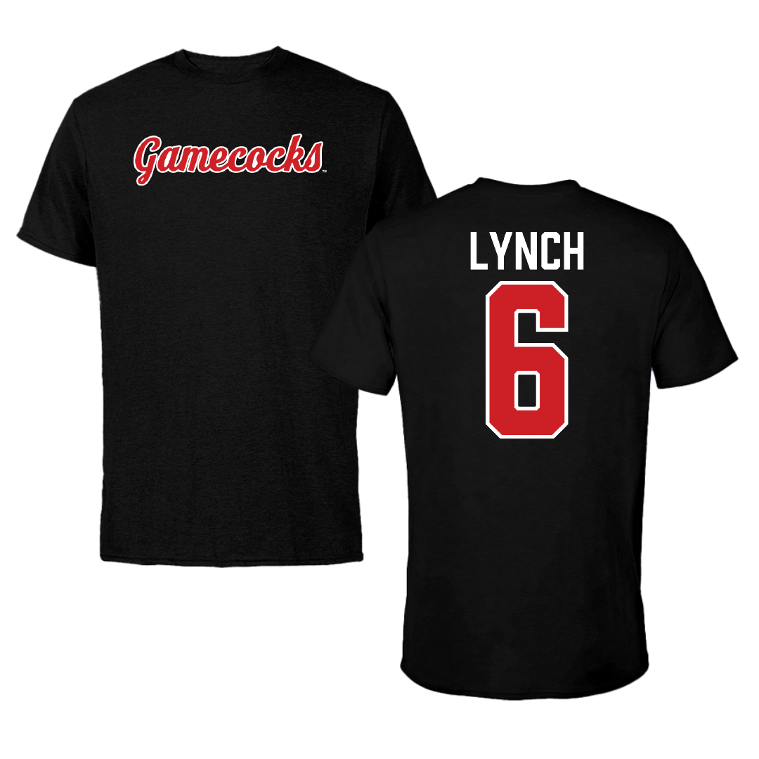 Jacksonville State University Beach Volleyball Black Tee - #6 Carley Lynch