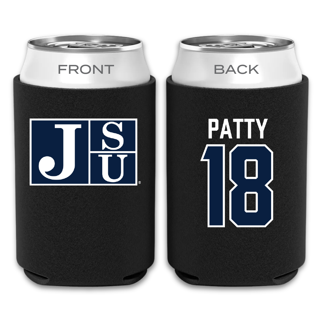 Jackson State University Baseball Black Can Cooler - #18 Tyshon Patty