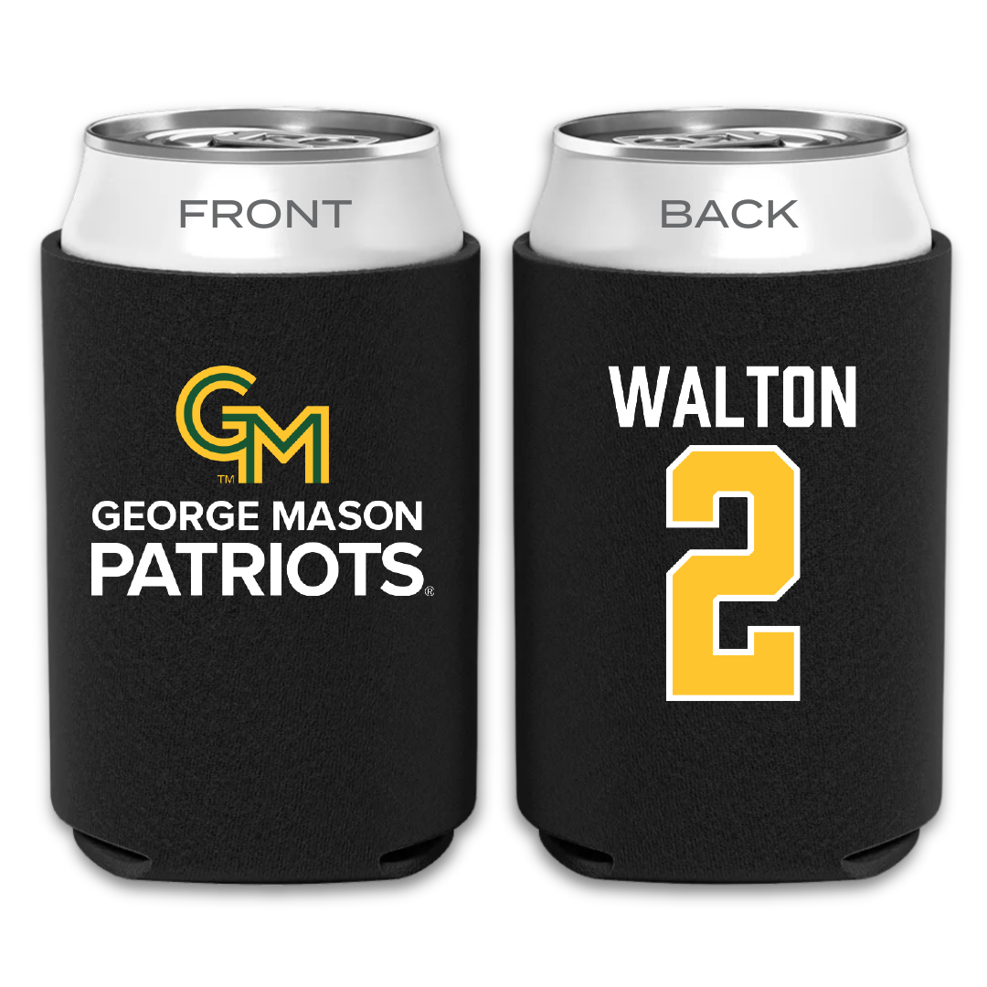 George Mason University Basketball Black Can Cooler - #2 Zahirah Walton