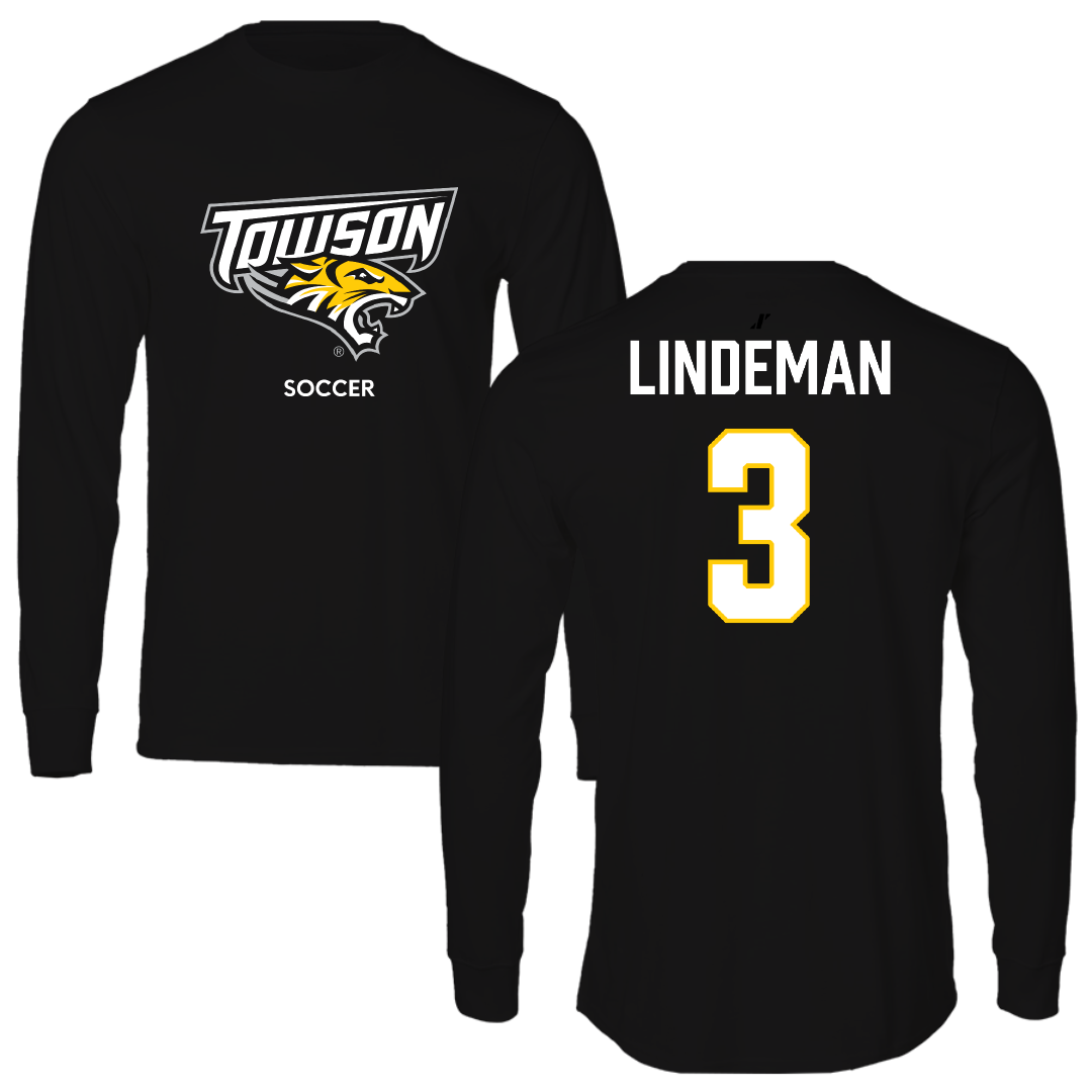 Towson University Soccer (W) Black Long Sleeve - #3 Sydney Lindeman