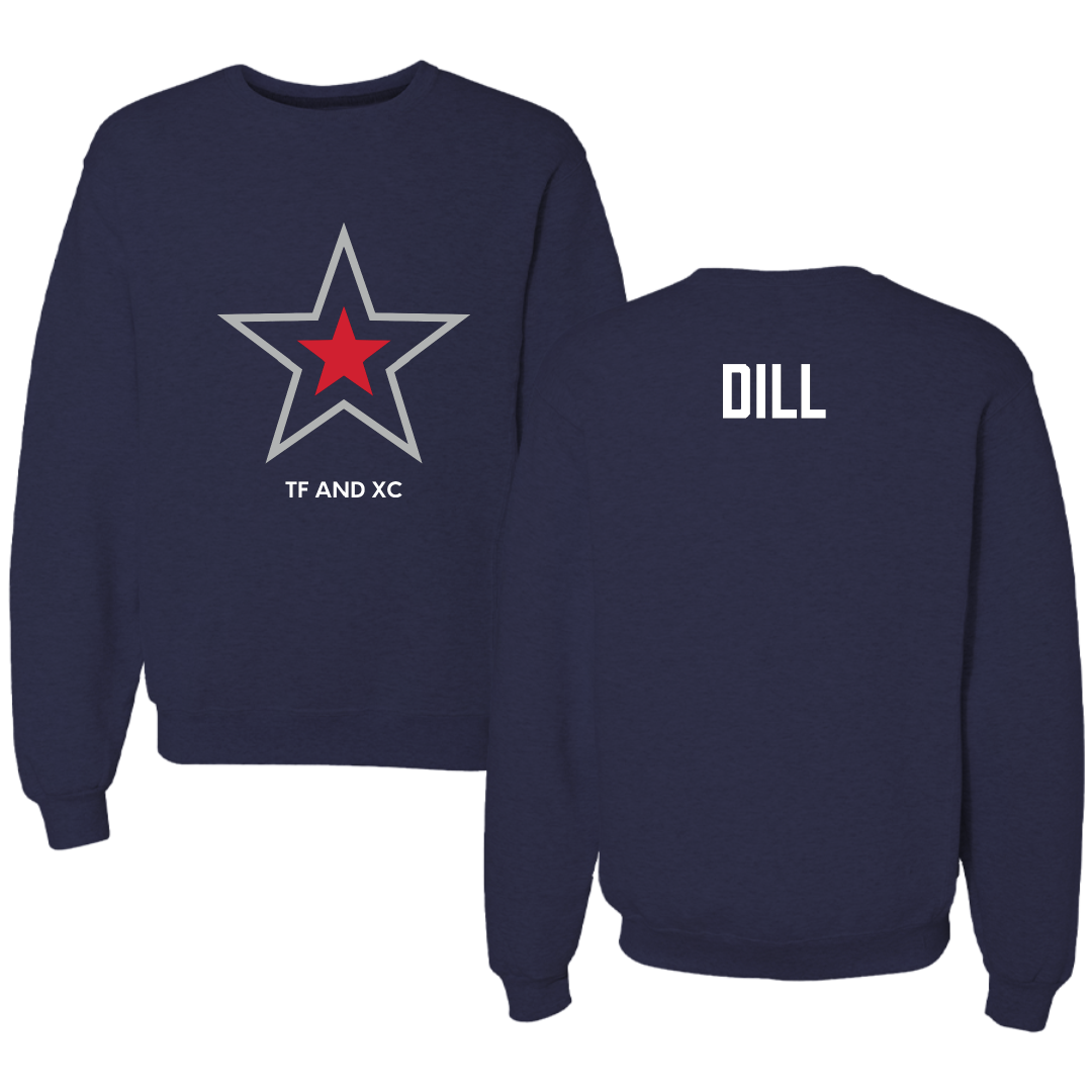 Robert Morris University TF and XC Navy Mascot Crewneck - Julia Dill
