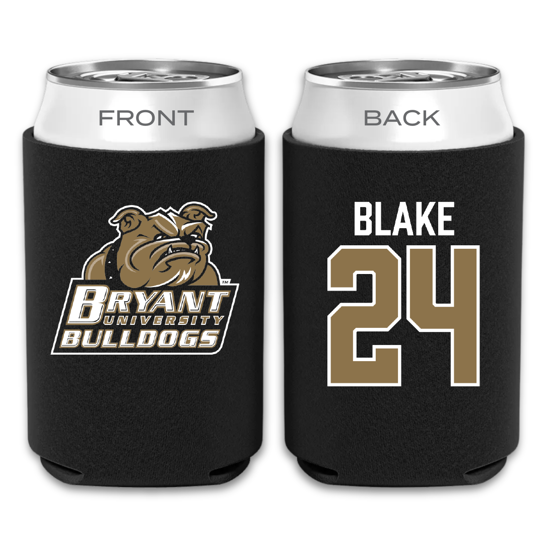 Bryant University Baseball Black Can Cooler - #24 Evan Blake